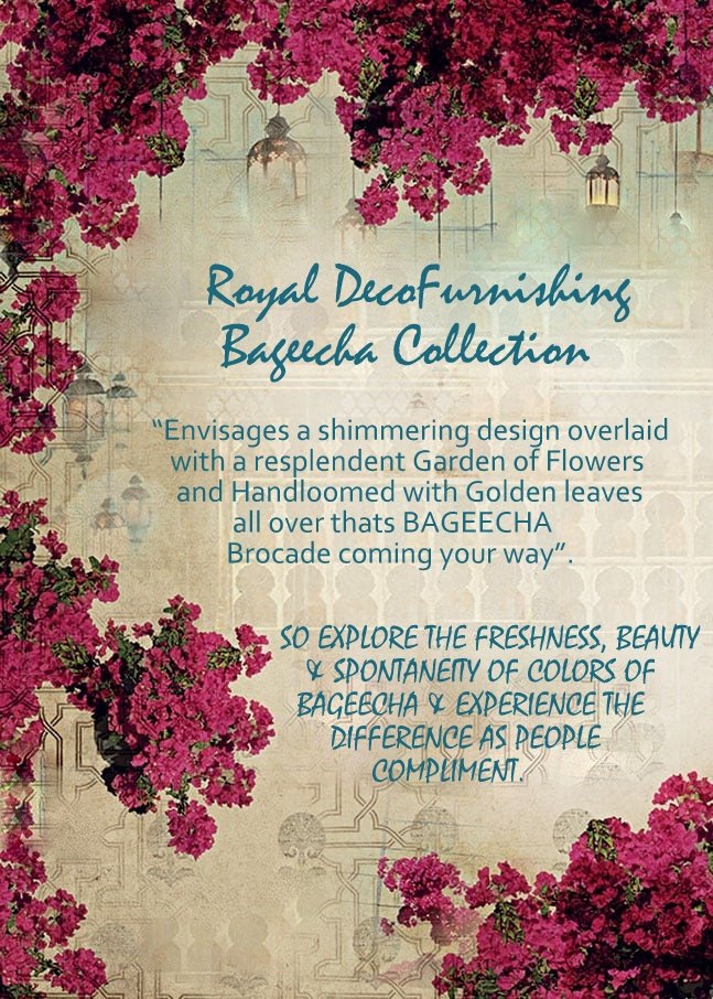 Bageecha Floral Brocade Silk Cushion Covers Combo (Sky Blue & Yellow) - Image 5