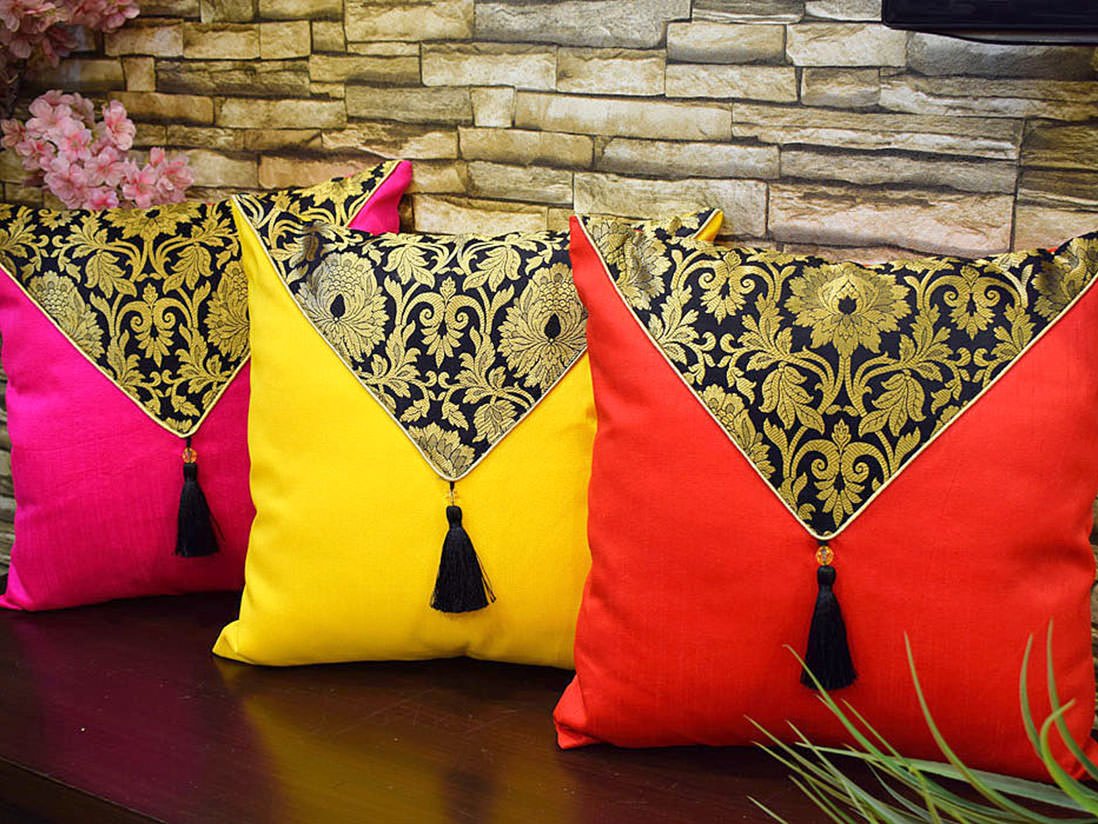 Ethnic Designer Loafer Cushion Covers