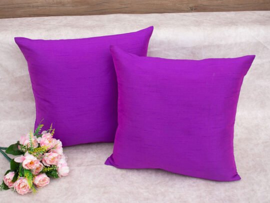 Plain Solid Superlative Purple Cushion Covers
