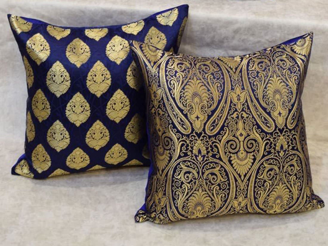 Exuberant & Luxurious Assorted Indian Cushion Covers - Image 2