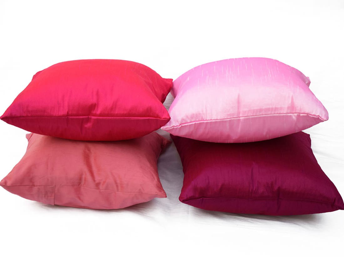 Go Pink 4 Different Shades Pink Cushion Covers - Image 6