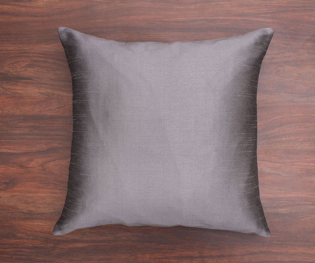 Plain Solid Superlative Grey Cushion Covers - Image 3