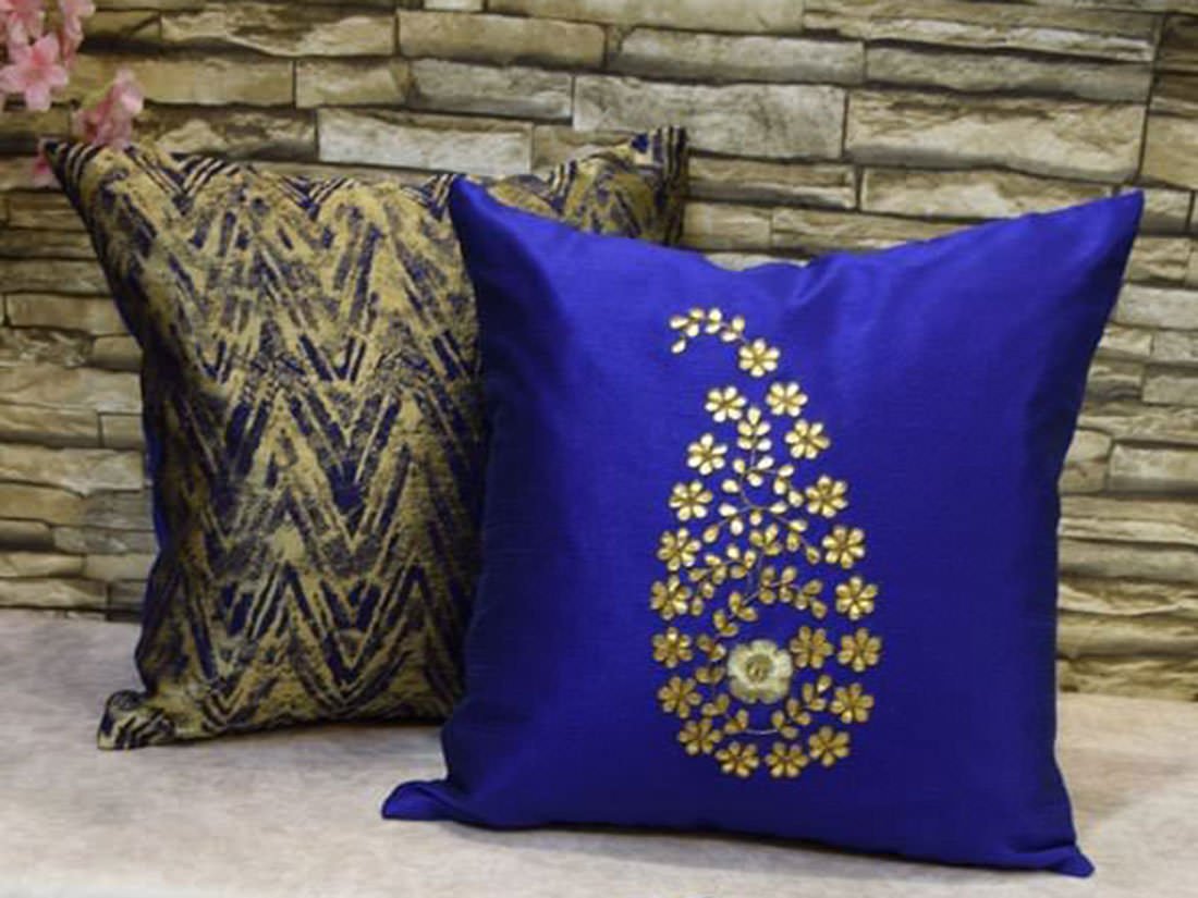 Exuberant & Luxurious Assorted Indian Cushion Covers - Image 3