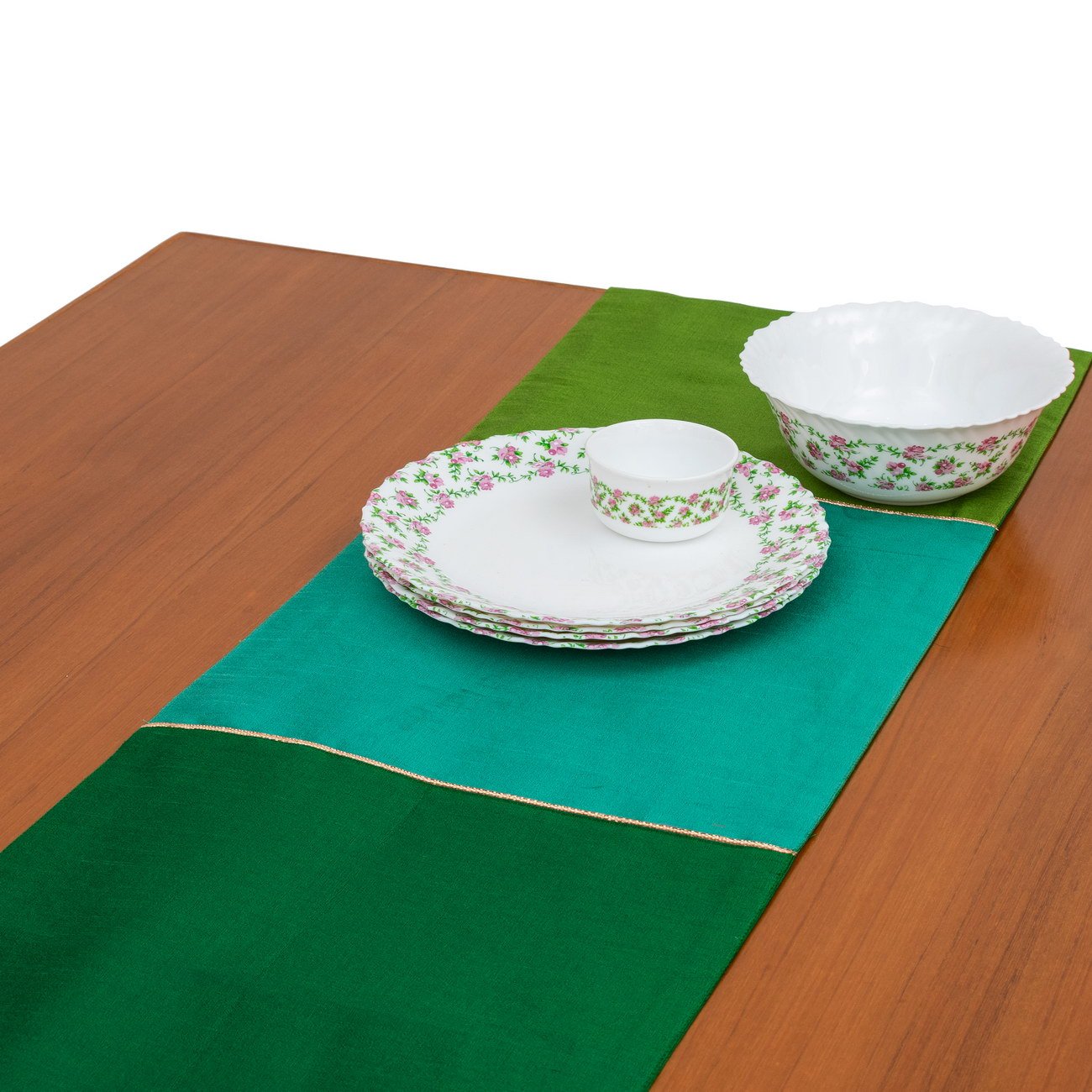 Kattran Patchwork Go Green Designer Table Runner - Image 3