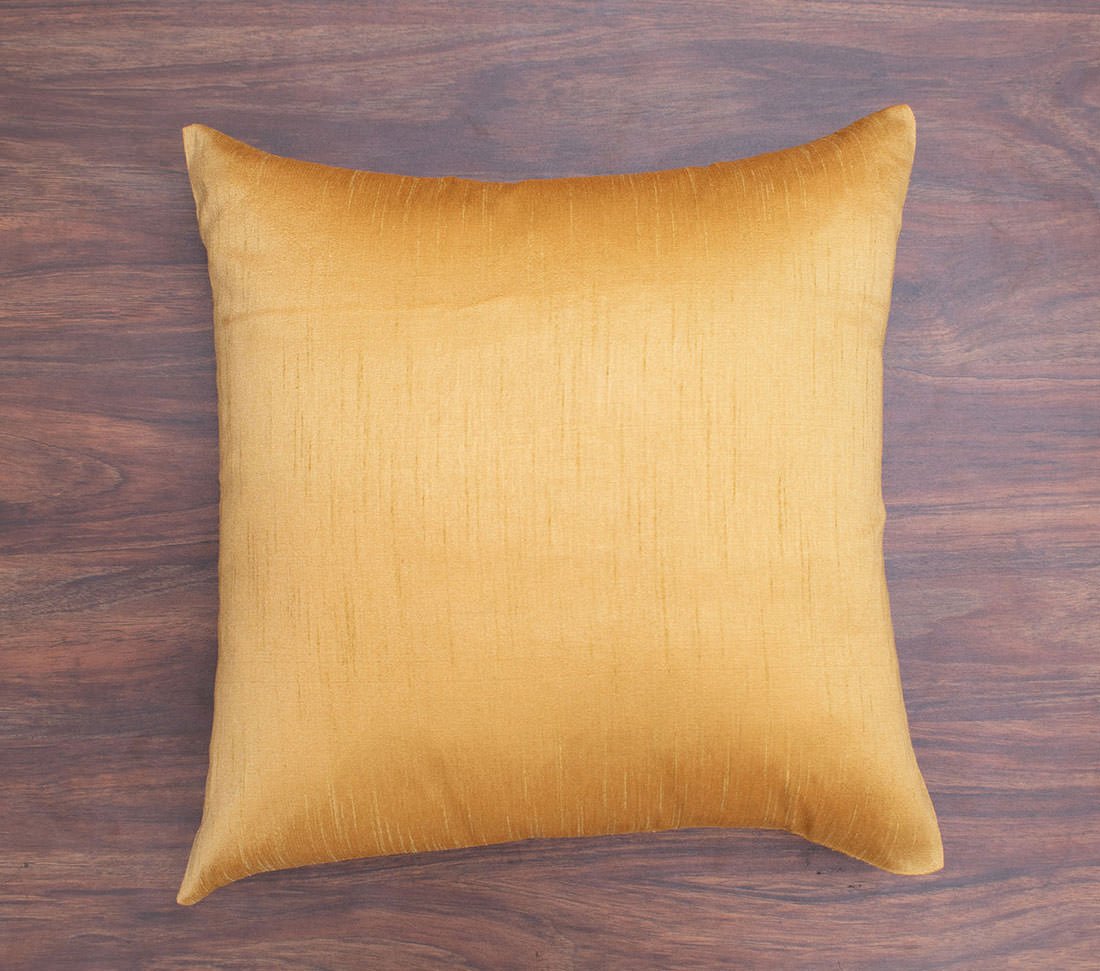 Plain Solid Superlative Beige Cushion Covers - Image 3