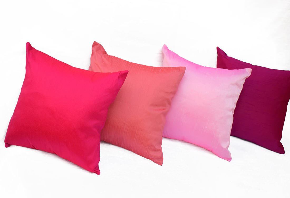 Go Pink 4 Different Shades Pink Cushion Covers - Image 2