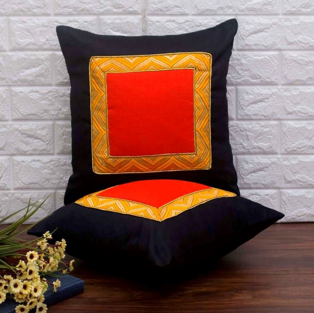 Multicolor Abstract Cushion Covers - Image 4