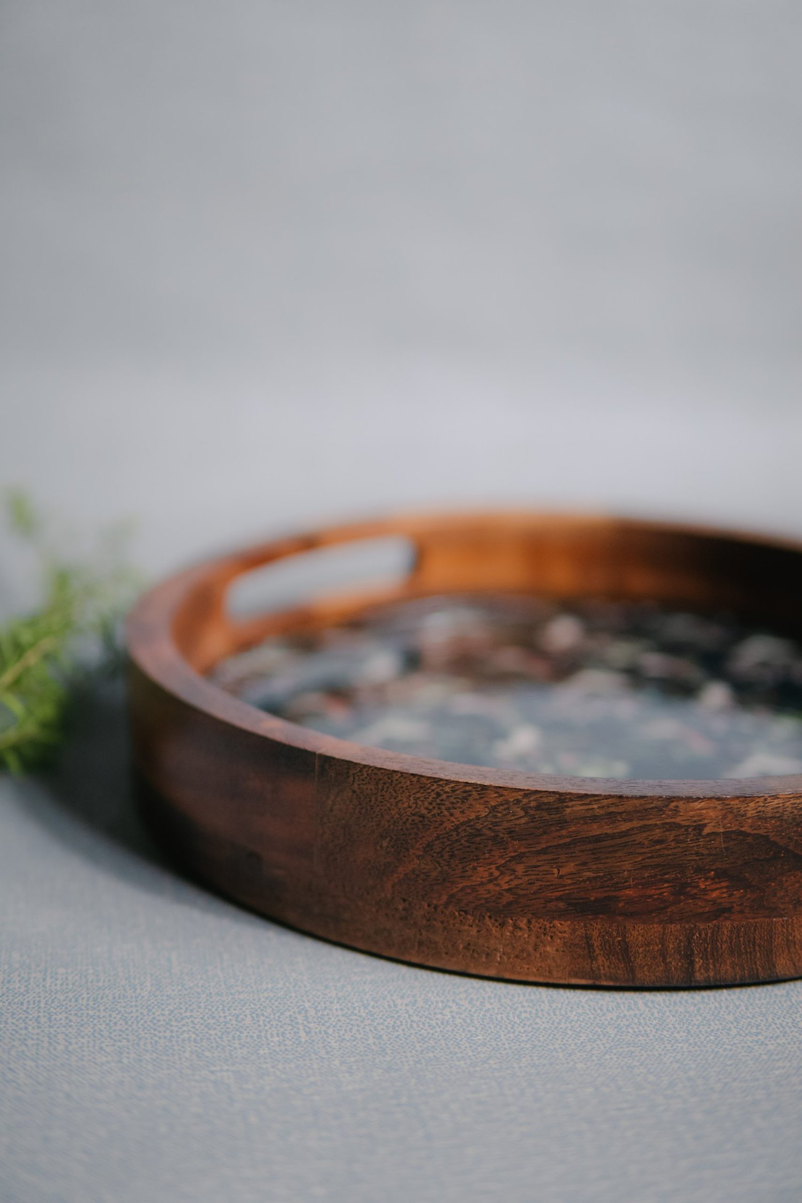 Wooden Artistic Aquatic Paradise Serving Tray - Image 4