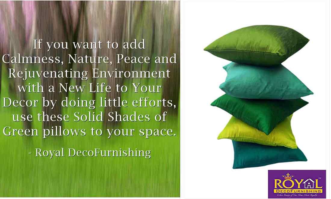 Go Green 5 Shades of Green cushion covers - Image 3