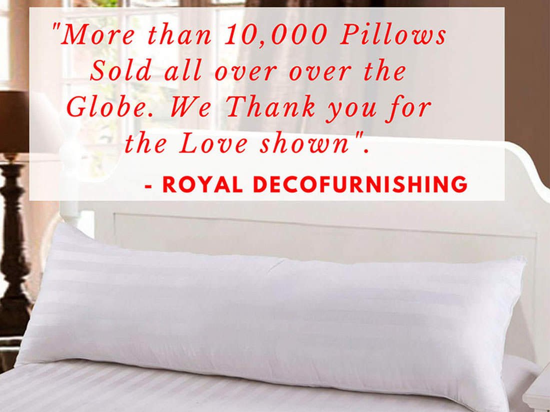 Premium Quality 4,5,6 Feet Extra Long Body Rectangular Pillow Insert/Fillers with Century Cotton Covering - Image 4