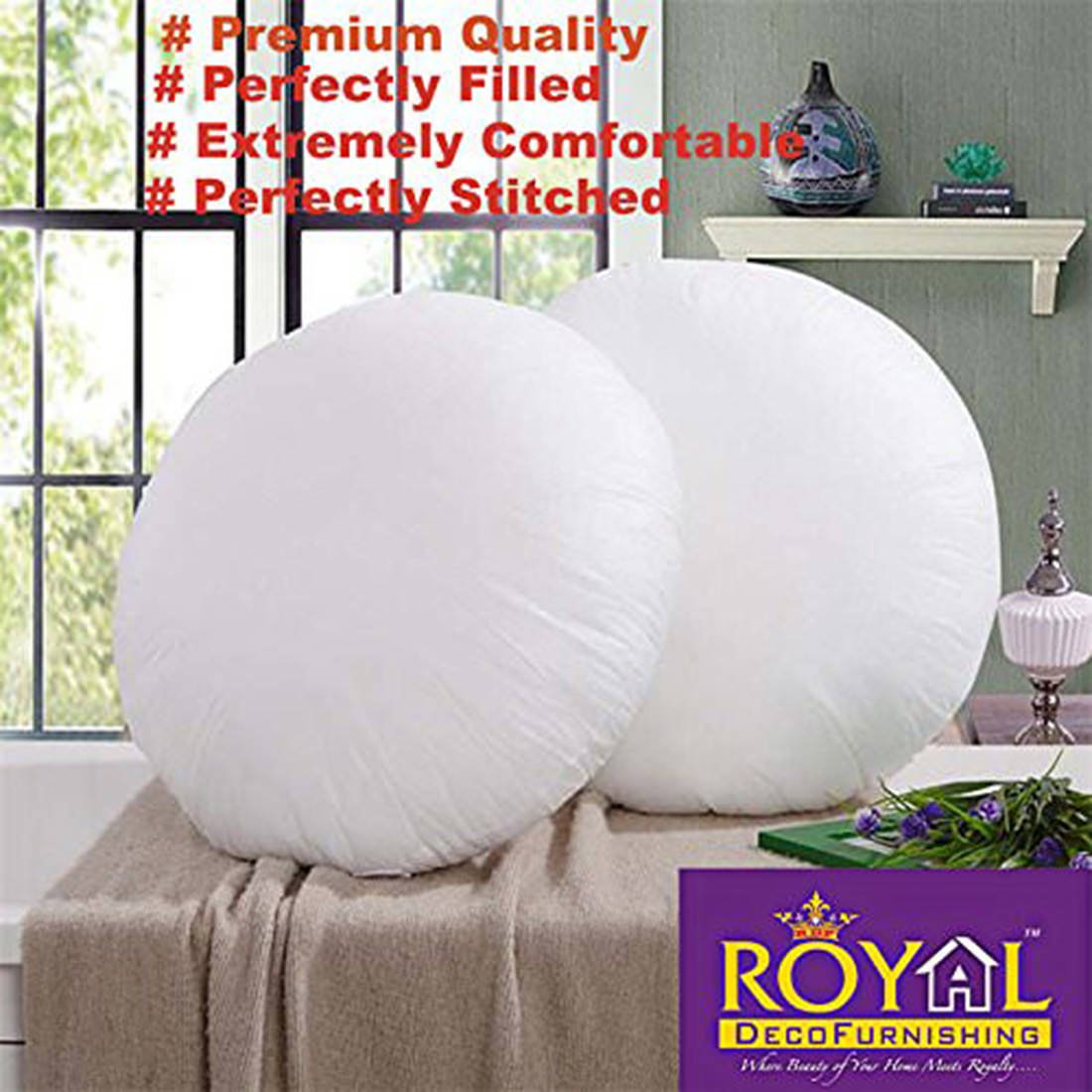 Pure Reliance Fibre Non Mixing Round Cushion Fillers with extreme Premiumness - Image 5