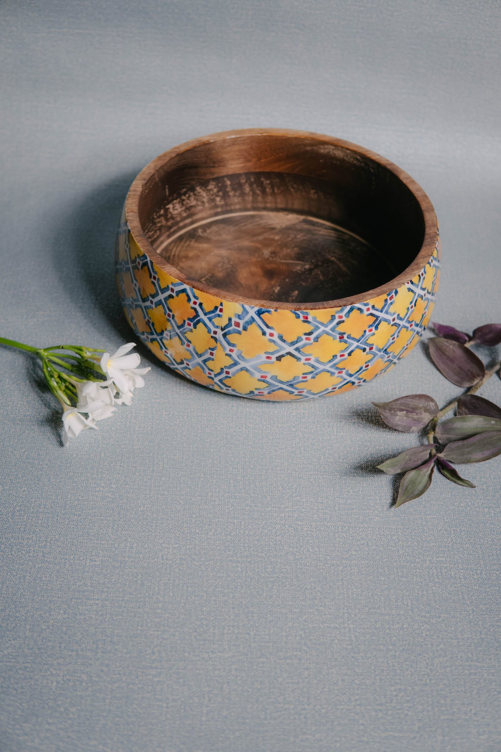 Wooden Artistic Moroccan Filigree - Multipurpose Serving Bowl - Image 5