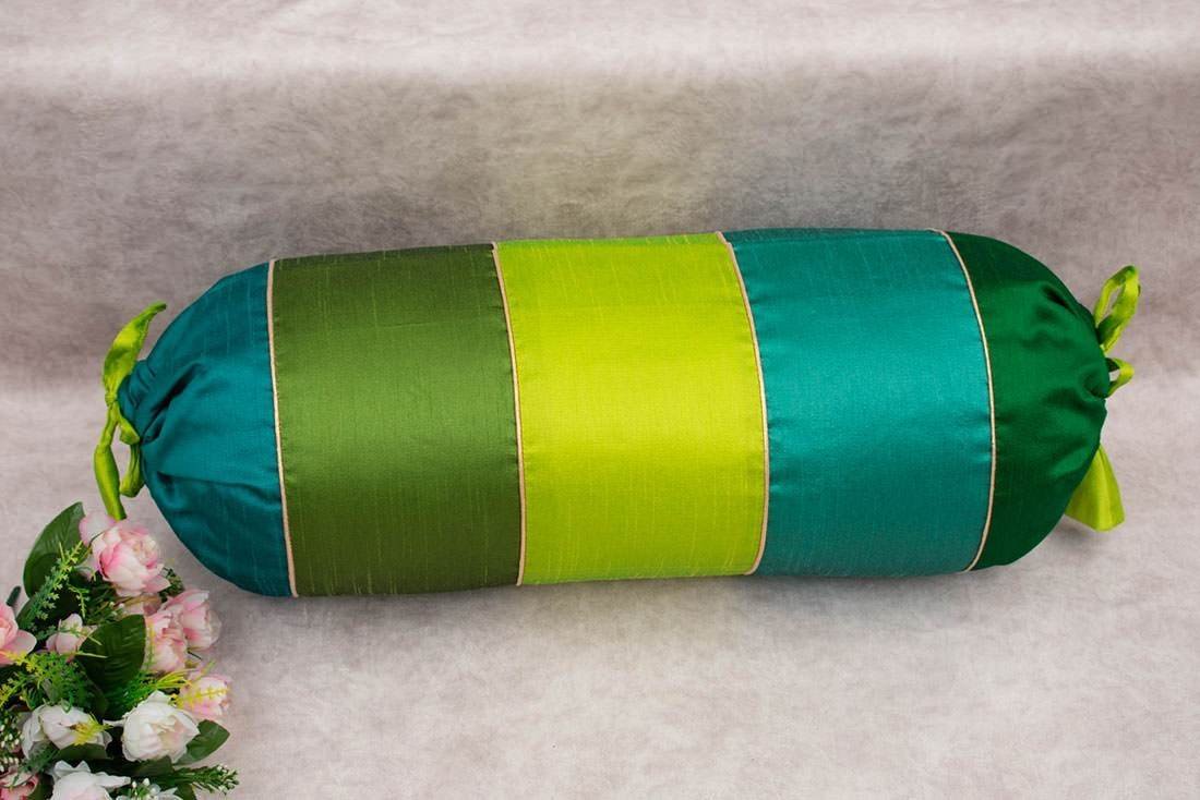 Go Green 5 Shades of Green Designer Bolster Covers - Image 5