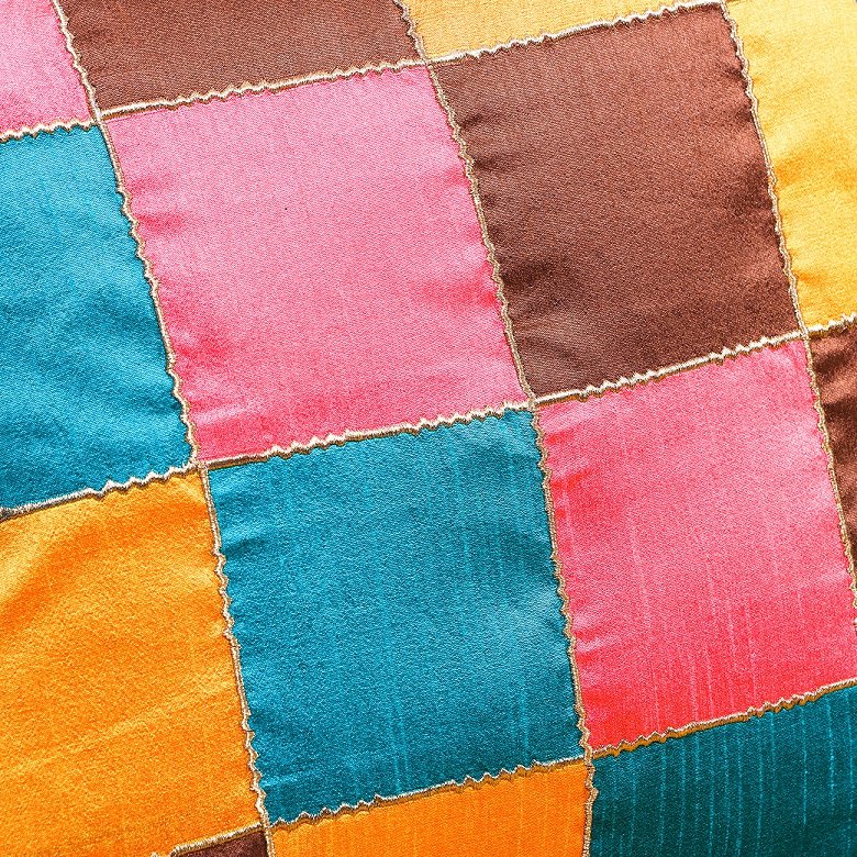 Rangrez Silk 4 Shades of Designer Multicolor Cushion Covers - Image 5