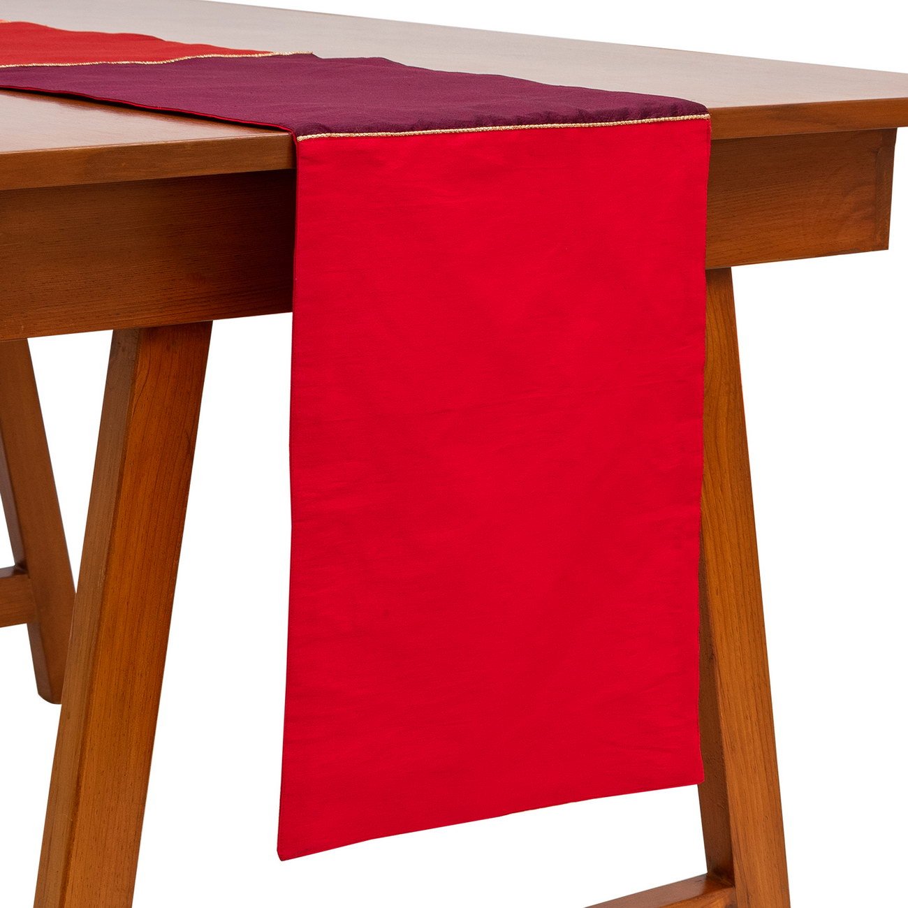 Kattran Patchwork Go Red Designer Table Runner - Image 5