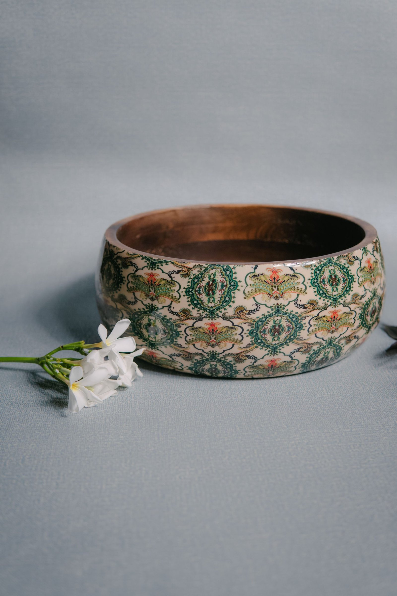 Wooden Artistic Tropical Noor - Multipurpose Serving Bowl - Image 5