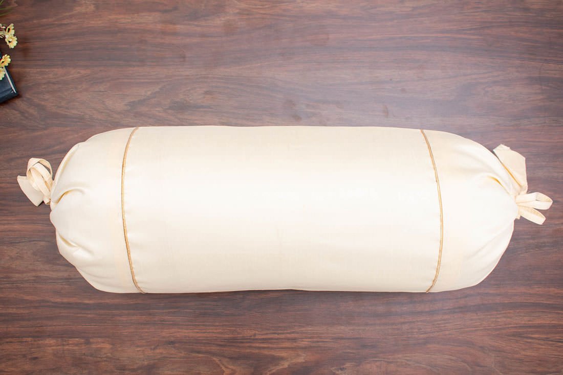 Plain Solid Superlative Ivory Bolster Covers - Image 4