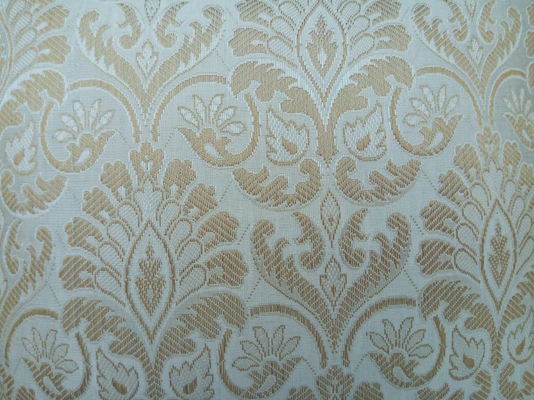 Irish Ivory & Golden Mughal Classic Design Cushion Covers - Image 6