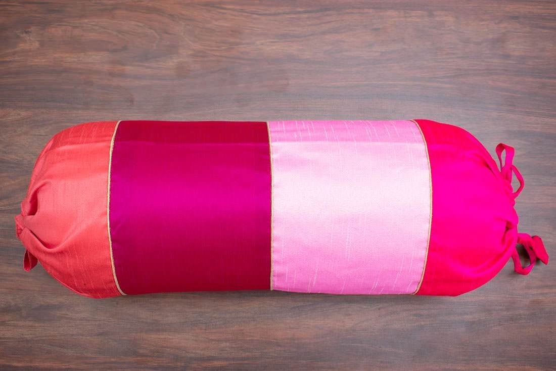 Go Pink 4 Shades of Pink Designer Bolster Cover - Image 6