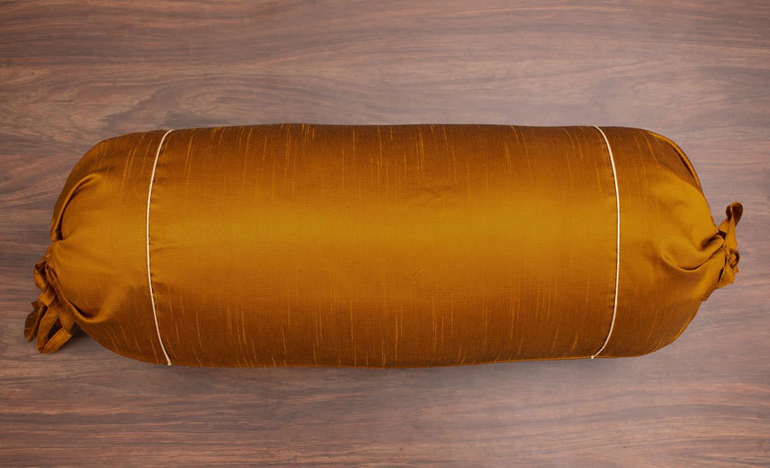 Plain Solid Superlative Rust Bolster Covers - Image 4