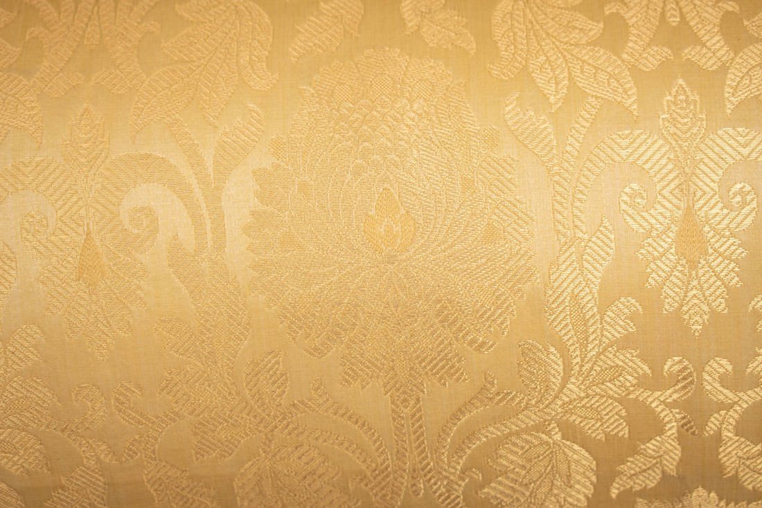 MUGHAL BANARASI Brocade Bolster Covers (Marigold Beige & Golden) - Image 6