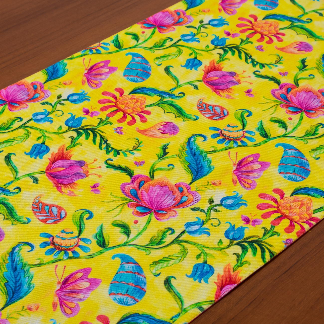 Aquatic Paradise Bagh Cotton Printed Table Runner - Image 5