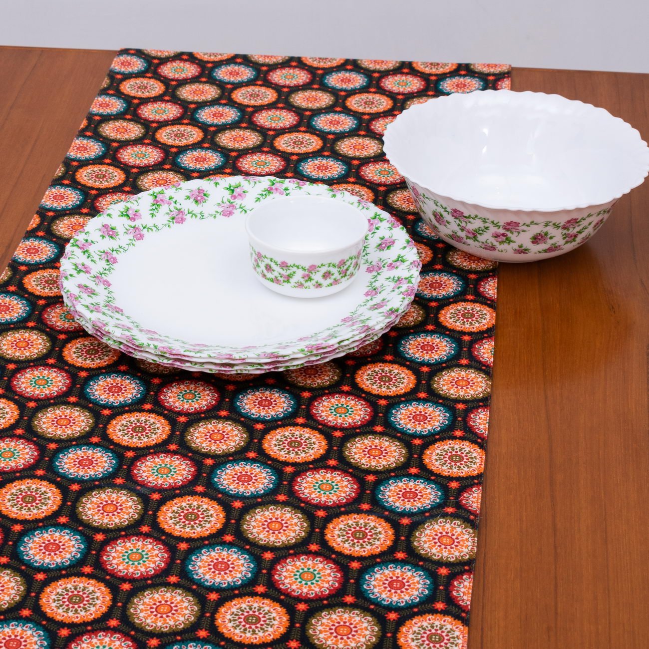 Bohemian Cotton Printed Table Runner - Image 3