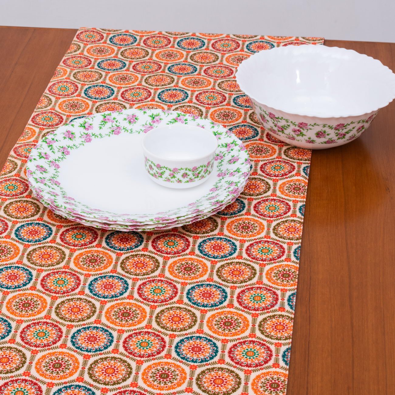 Bohemian Cotton Printed Table Runner - Image 3