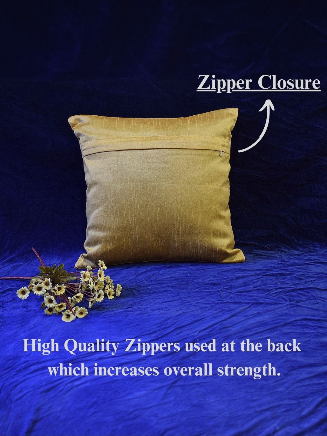 Jashan-E-Mehrang Cushion Cover (Grey) - Image 4