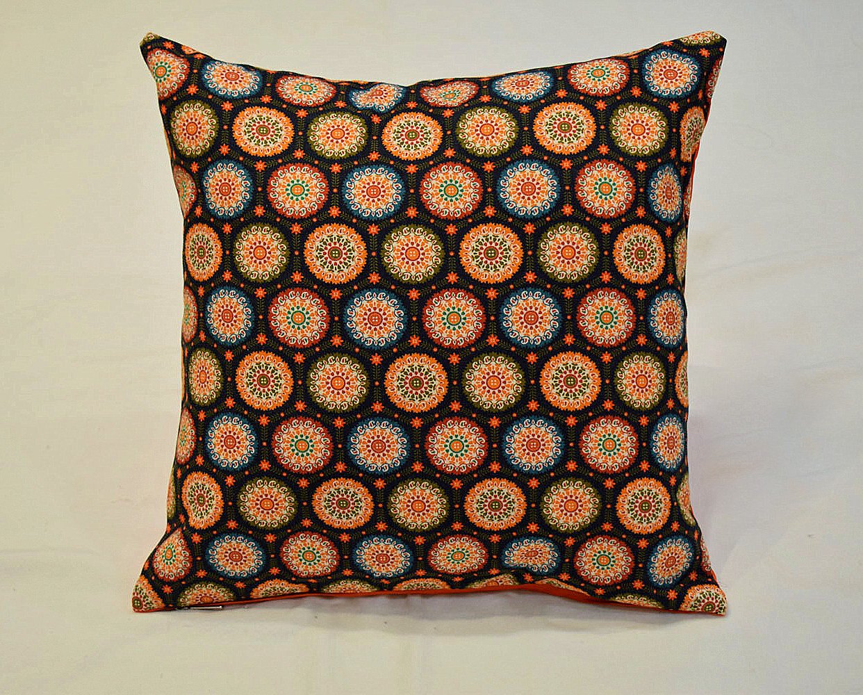 Bohemian Cotton Printed Cushion Cover (Square)
