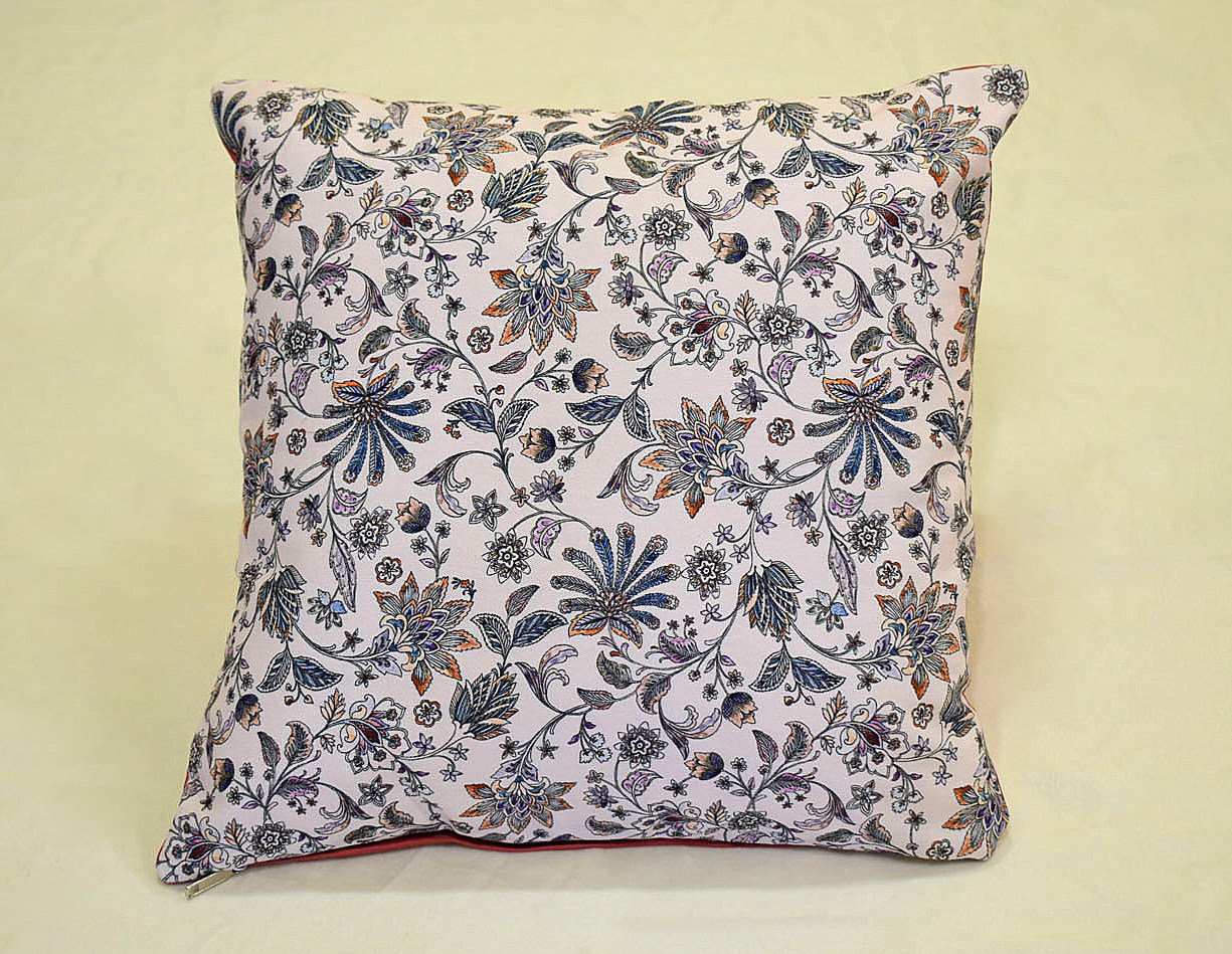 Gulzaar Cotton Printed Cushion Cover (Square)