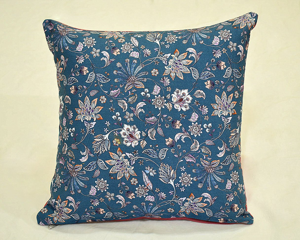 Gulzaar Cotton Printed Cushion Cover (Square)