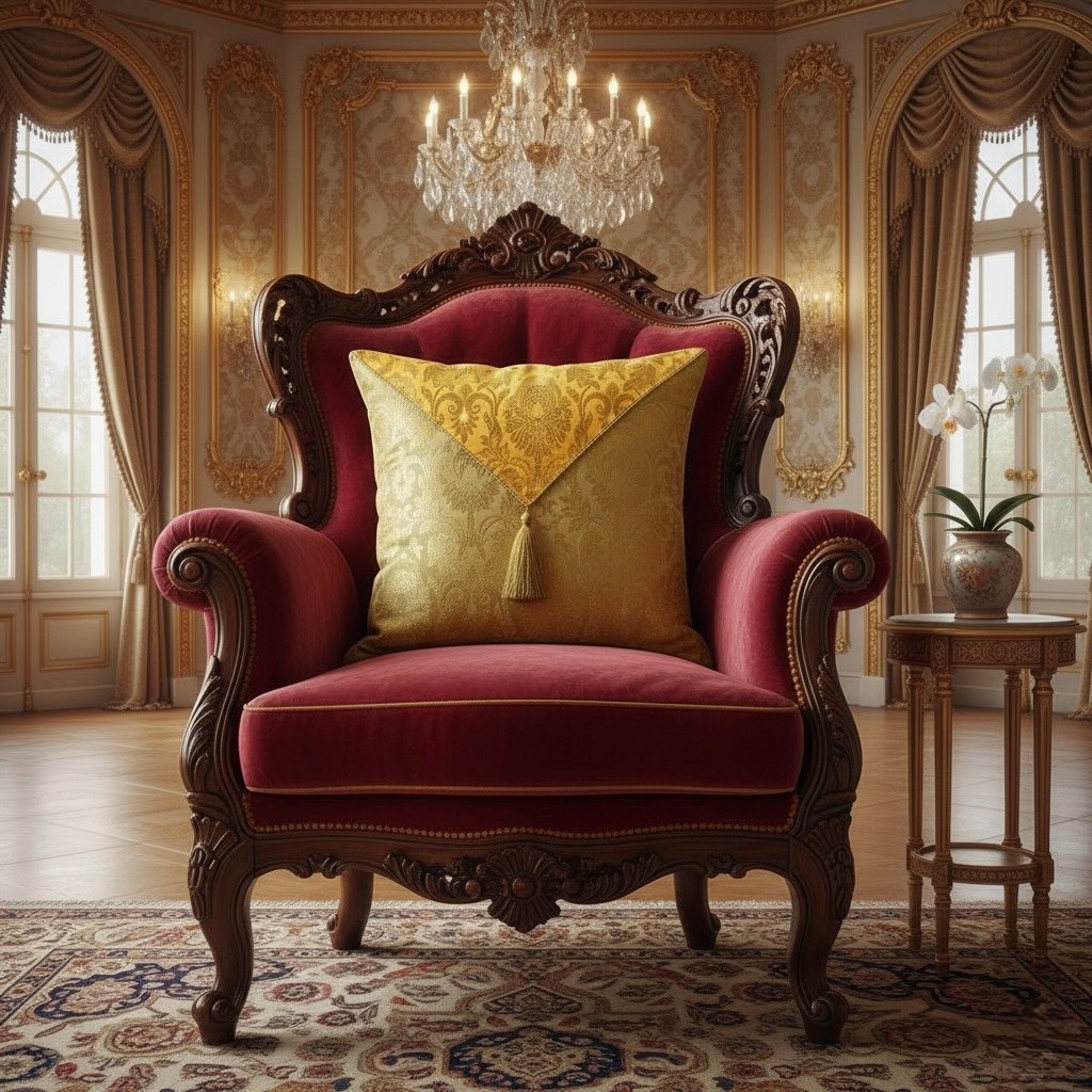 Jashan-E-Mehrang Cushion Cover (Yellow)