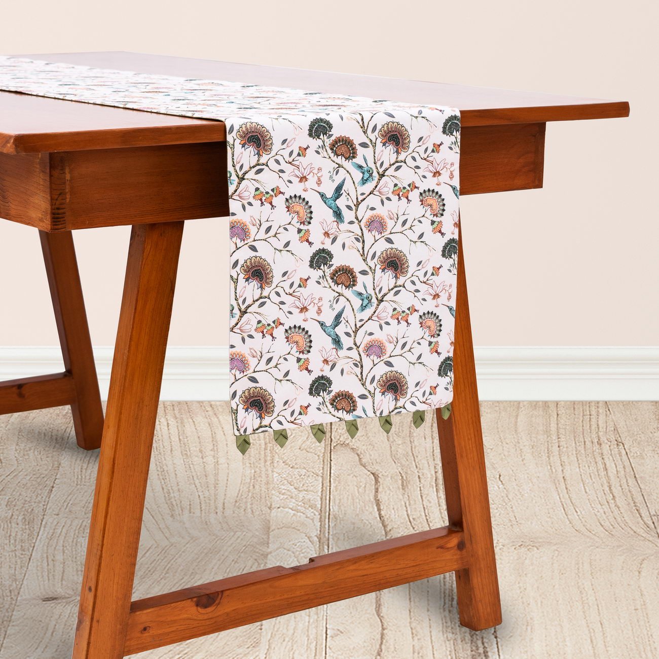 Valley of Flowers Cotton Printed Table Runner