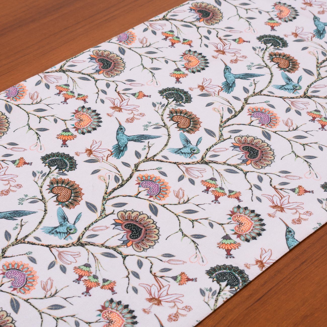 Valley of Flowers Cotton Printed Table Runner - Image 5