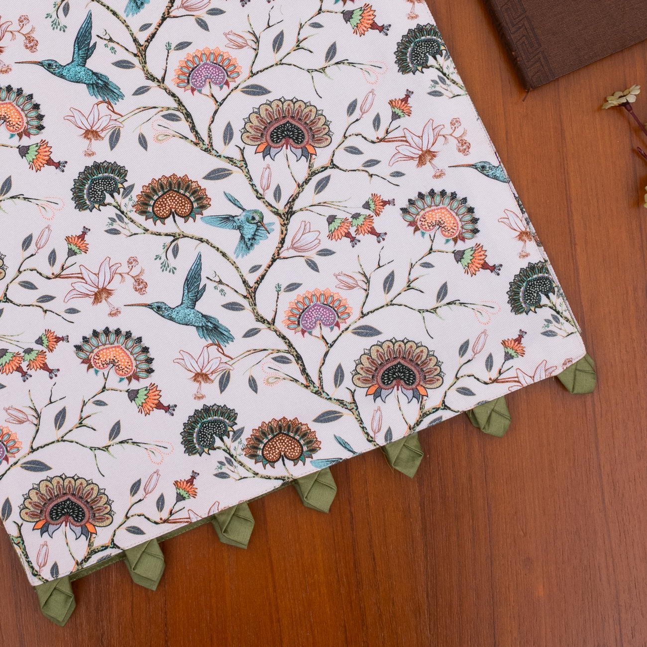 Valley of Flowers Cotton Printed Table Runner - Image 6