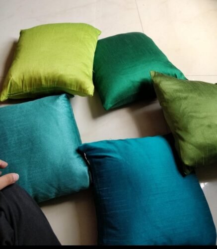 Go Green 5 Shades of Green cushion covers photo review
