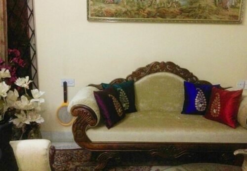 Dark Blue & Golden Paisley Gota Patti Hand Embroidery photo review