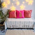 Magenta & Golden Paisley Gota Patti Hand Embroidery photo review