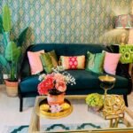 Olive Green & Golden Paisley Gota Patti Hand Embroidery photo review