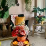 MUGHAL BANARASI Brocade Cushion Covers Combo (Bougainvillea Pink & Yellow) photo review