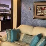 Sky Blue Bageecha Floral Brocade Silk Rectangular Cushion Covers photo review