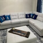 Dark Blue & Silver Paisley Gota Patti Hand Embroidery photo review