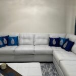 Dark Blue & Silver Paisley Gota Patti Hand Embroidery photo review