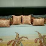 Coral Bageecha Floral Brocade Silk Cushion Covers photo review