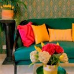 MUGHAL BANARASI Brocade Cushion Covers Combo (Bougainvillea Pink & Yellow) photo review