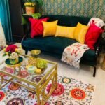 MUGHAL BANARASI Brocade Cushion Covers Combo (Bougainvillea Pink & Yellow) photo review