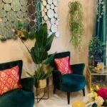 MUGHAL BANARASI Brocade Cushion Covers Combo (Bougainvillea Pink & Yellow) photo review