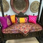 Wine & Golden Paisley Gota Patti Hand Embroidery photo review