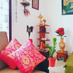 MUGHAL BANARASI Brocade Cushion Covers (Bougainvillea Pink & Golden) photo review